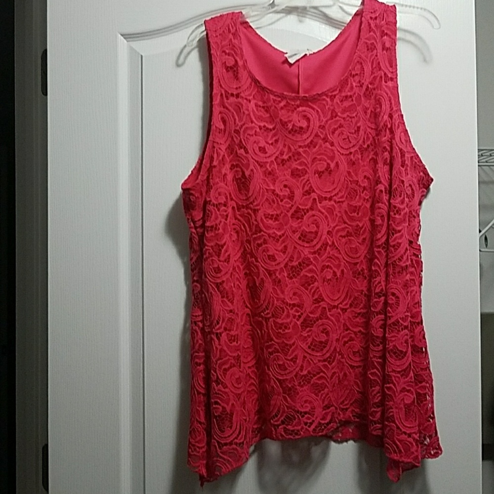Lace tank top